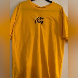 Yellow graffic tee